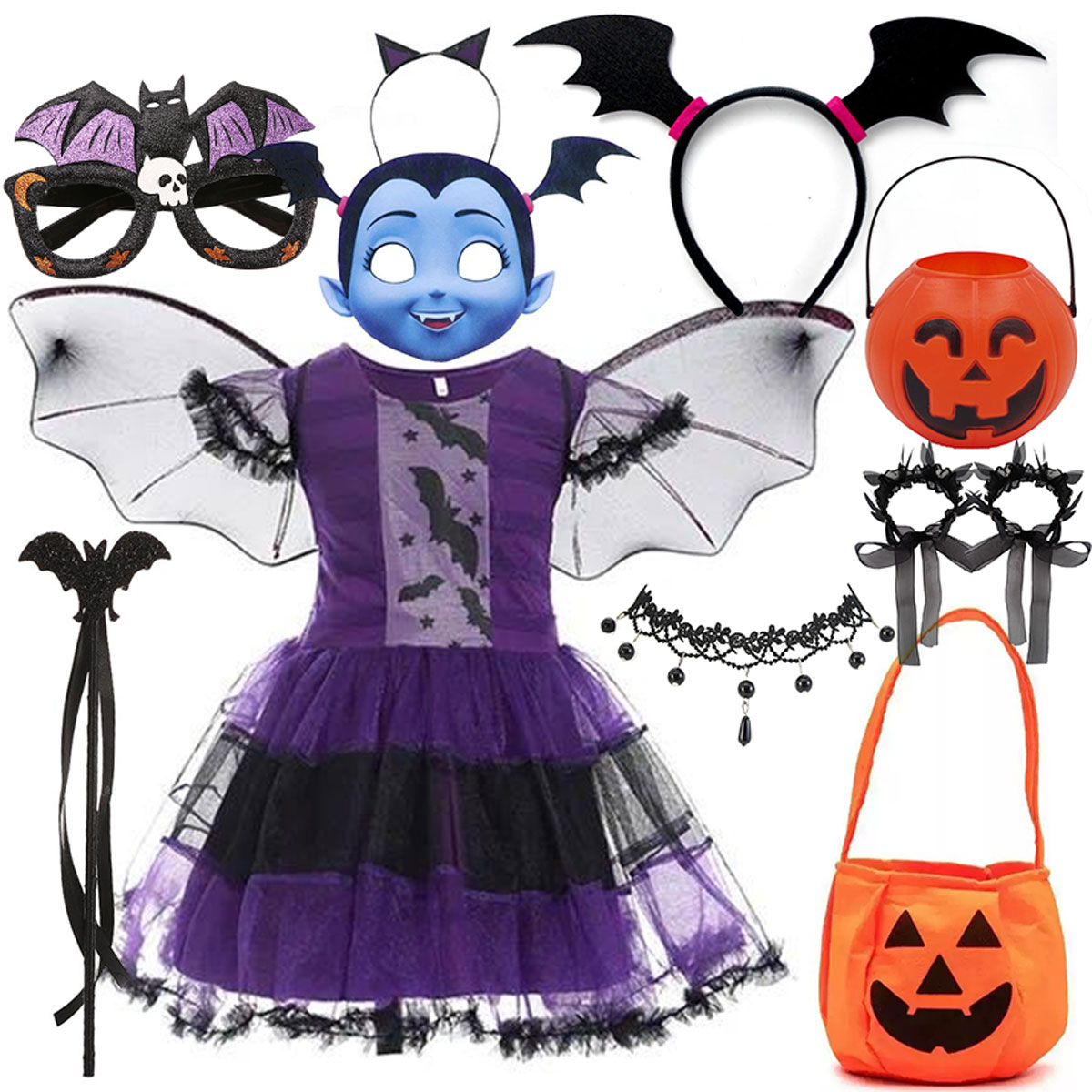 Cosplay Bat Prop - Costume da pipistrello vampiro di Halloween