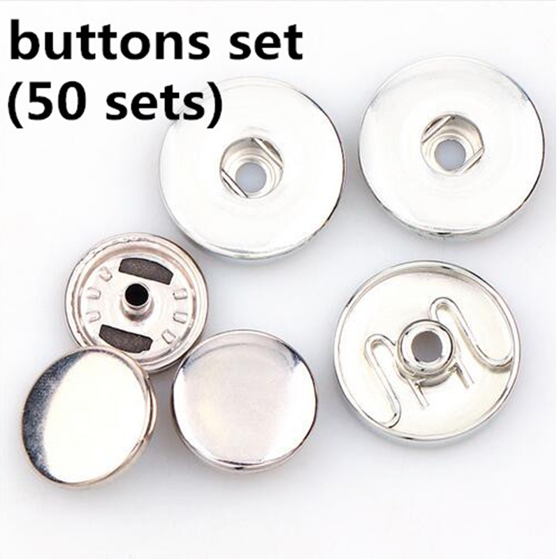 Snap Fastener Set - 50 Set di Kit per Bottoni