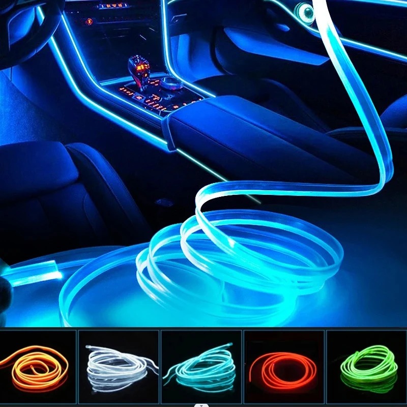 Led El Wire - Ambiente auto El Wire LED USB