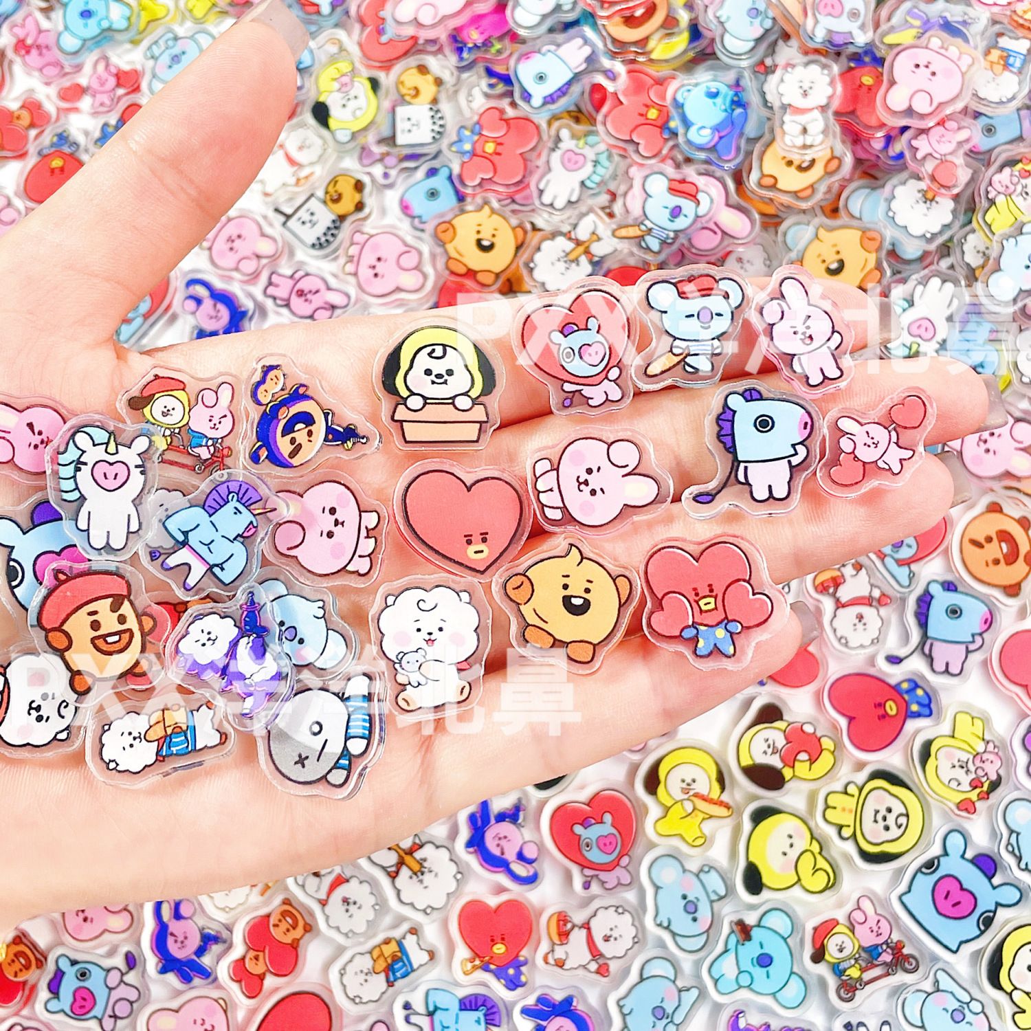 Cosplay Material For Prop - 100 pezzi BT21 BTS in acrilico
