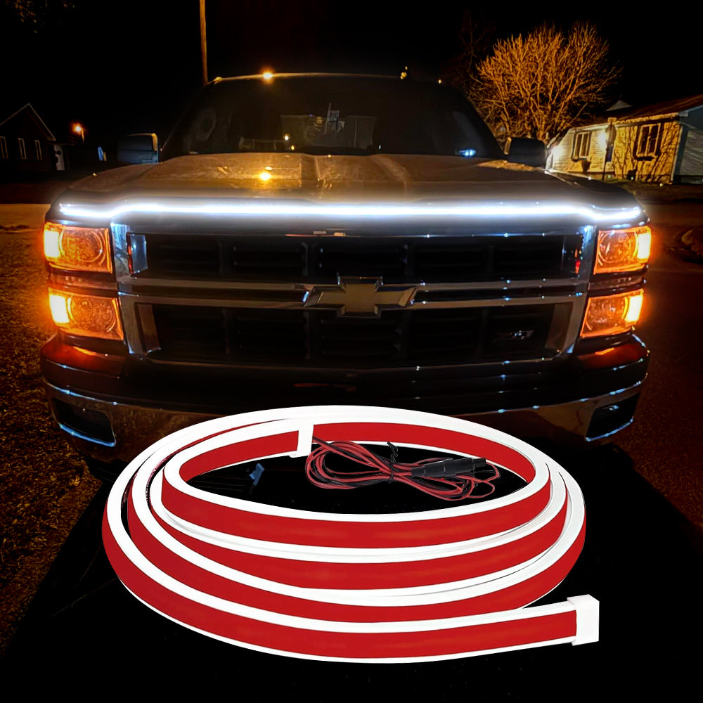 Led El Wire - Striscia LED Bianca da 71 Pollici