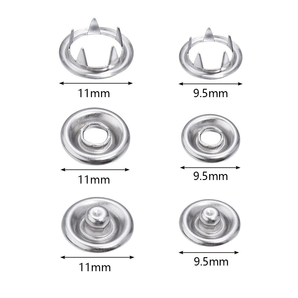 SAUVOO 50set bottone a pressio - Snap Fastener Set recensione e prezzo