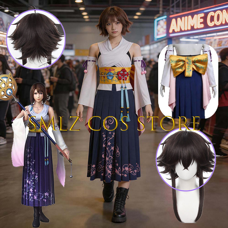 Costume Cosplay Smlz FFX Yuna  - Prop De Cosplay recensione e prezzo