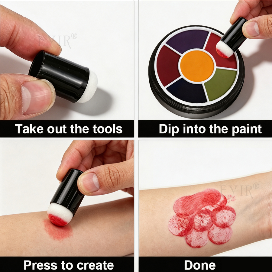 Palette di 6 Colori per Trucco - Cosplay Prop Paint recensione e prezzo
