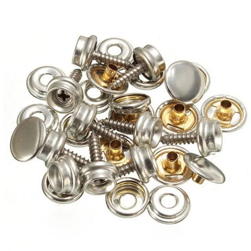 10 set in acciaio inox maschia - Snap Fastener Set recensione e prezzo