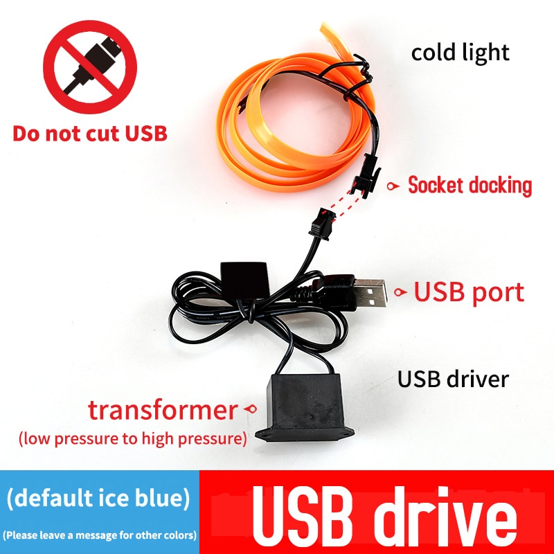 5m Car Interior Atmosphere Lig - Led El Wire recensione e prezzo